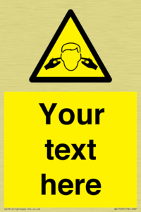 Custom Noise Hazard Sign